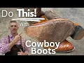 How to Resole Cowboy Boots - SAVE Money Your Boots