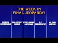 A Week in Final Jeopardy - JEOPARDY