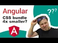 Remove unused Angular Material CSS 2020