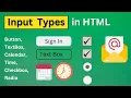 10 Commonly Used Input Types in HTML HTML Tutorial Software Engineer Mahesh