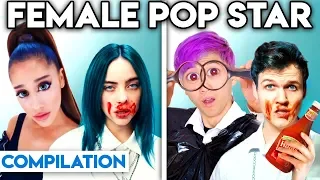 FEMALE POP STARS WITH ZERO BUDGET BEST OF ARIANA GRANDE BILLIE EILISH MORE BY LANKYBOX