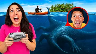 IL MIO DRONE HA TROVATO UNA CREATURA MISTERIOSA NEL PARCO con il Dottor Giniu! 😱