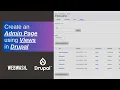 Create an Admin Page using Views in Drupal