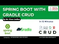 Spring Boot with Gradle CRUD Learn with Mr Kiran Jadhav