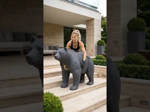 She Turned Mud Into a $10,000 Bear Statue! 😱