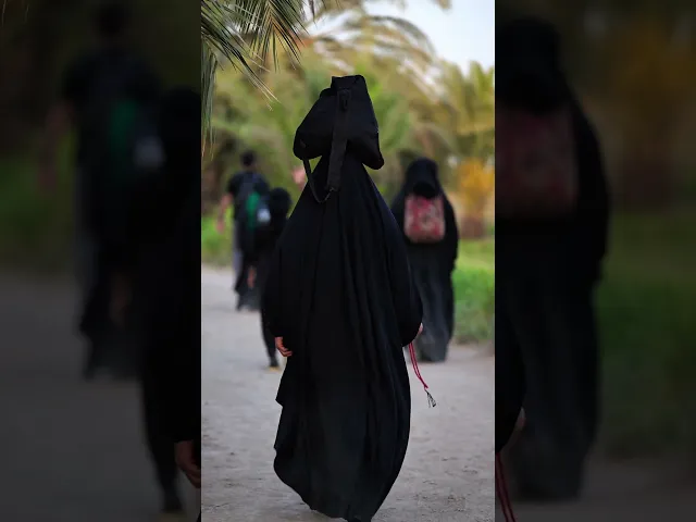 ⁣كل زائر في الأربعين هو سفير عشقٍ إلى مرقد الإمام الحسين عليه السلام.