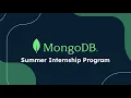 MongoDB s Future - Our Summer Internship Program
