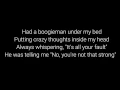 kesha - learn to let go lyric video