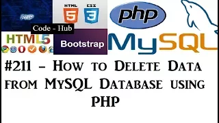 How to delete data from mysql database using php