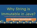 Why String is Immutable and Final in Java