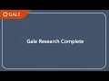 Gale Research Complete Tutorial