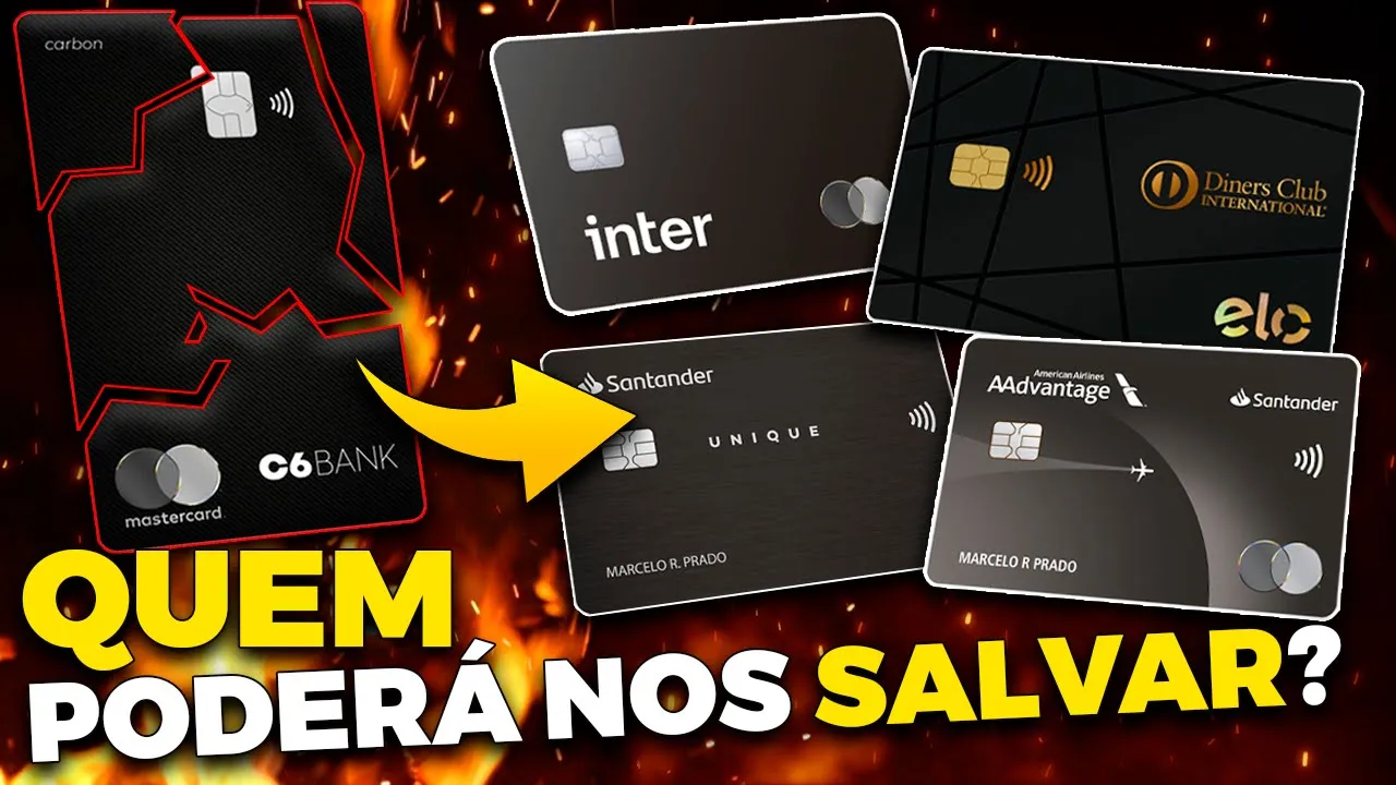 TOP 7 ALTERNATIVAS de Cartões para substituir C6 CARBON!