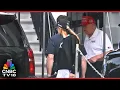 Download Lagu WATCH: President Trump Makes Public Appearance at Golf Course After Health Rumors | N18G