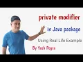 private modifier in java private access modifier program in java