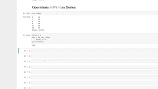12 Pandas Series for Data Analysis - Python for Data Science Machine Learning Deep learning
