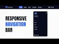 Responsive NAVIGATION MENU BAR Using HTML CSS JAVASCRIPT Mobile First