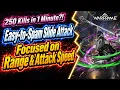 Warframe 250 Kills in 1 Minute Easy-to-Spam Slide Attack Focused on Range Attack Speed Build