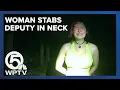 Body camera shows St Lucie County deputy stabbed in neck