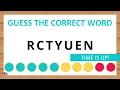 Guess the Correct Word Unscramble in Record Time 7 Letters Agent Quiz