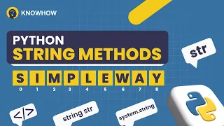 Python String Methods upper lower isdigit zfill find title capitalize Tutorial