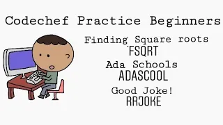 Codechef - FSQRT ADASCOOL RRJOKE Finding Square roots Ada Schools Good Joke