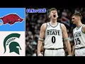 Arkansas vs Michigan State FULL GAME Highlights | College basketball | Ncaa basketball highlights