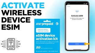 How To Activate a Wireless Device With ESim AT T premier