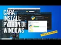 Cara Install Python di Windows berjalan CMD via Visual Studio Code - Tutorial Python dan VScode