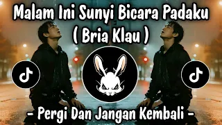 malam ini sunyi bicara padaku pergi dan jangan kembali bria klau cover dj tiktok terbaru 2026