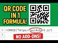 Make QR Codes in Google Sheets With Just One Formula