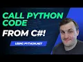 Supercharge Your C Code Integrating Python using Python NET