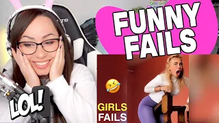 Funny Girls Fails ! ???? | Bunnymon REACTS