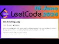 LeetCode Problem 330 Patching Arrays C Language 16 June 2024