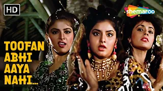 abhi aaya nahi hai jo video song vishwatma 1992 amrish puri naseeruddin shah alka yagnik