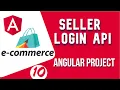 Angular project tutorial Seller Login API integration Angular E-commerce Project