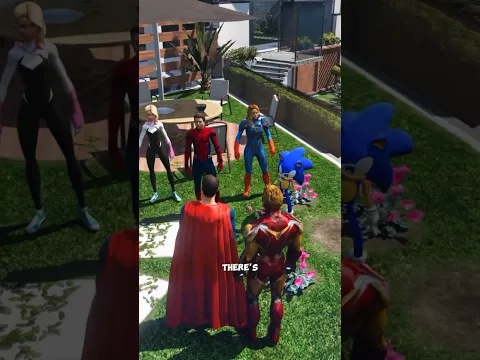 Ironman & Superman Give Spiderman IMPOSSIBLE Challenges to Keep His Mansion in GTA #shorts #gta5