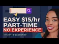 Easy Part-Time Work from Home Job No Phone Global