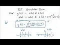 Convolution Sum Solving Example and Understanding the Solution