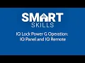 PowerG Automation Smart Skill IQ Lock PowerG Operation