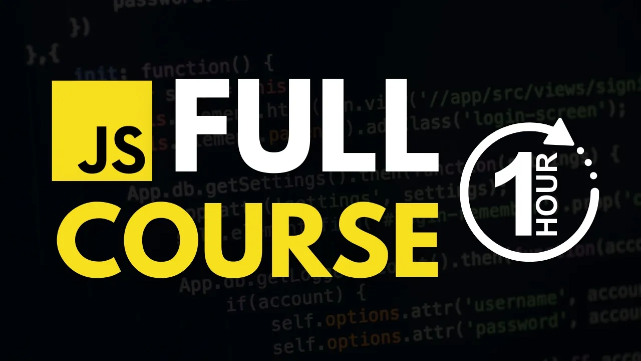 JavaScript Full Course in 1 Hour 20 Minutes 🔥 | Become a JS Pro Fast! (Beginner to Advanced)