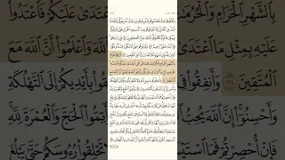 سورة البقرة آية 194 القارئ الشيخ ياسر الدوسري 