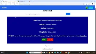 Blogifier - A blogging Application Working Demo Javascript Embedded Javascript Bootstrap Node