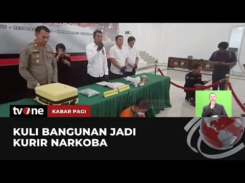 Bawa Satu Koper Berisi Narkoba, Seorang Kuli Bangunan Ditangkap Polisi