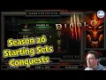 Diablo 3 Season 26 Starting Sets and Conquests
