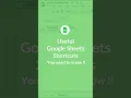 Save time by using these useful tips in Google Sheets