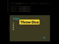 Throw Dice javascript tutorial