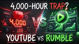 YouTube vs Rumble Monetization: The 4,000-Hour Trap EXPOSED!