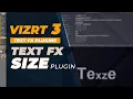 Vizrt 3 Text FX Size Plugin Tutorial
