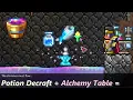 You can decraft potions with Shimmer in Terraria Subverting them can be useful