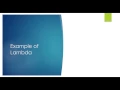 Java 8 features 3 - Understanding syntax of lambda expression with example 1